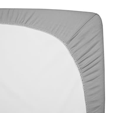 TL Care Supreme 100% Natural Cotton Jersey Knit Mini Crib Sheet, Gray, 24" x 38", Soft Breathable, for Boys and Girls - Image 5