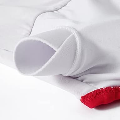 SUUKSESS Women Sexy Tummy Control One Piece Swimsuits Halter Push Up Monokini Bathing Suits (Red, XL) - Image 6