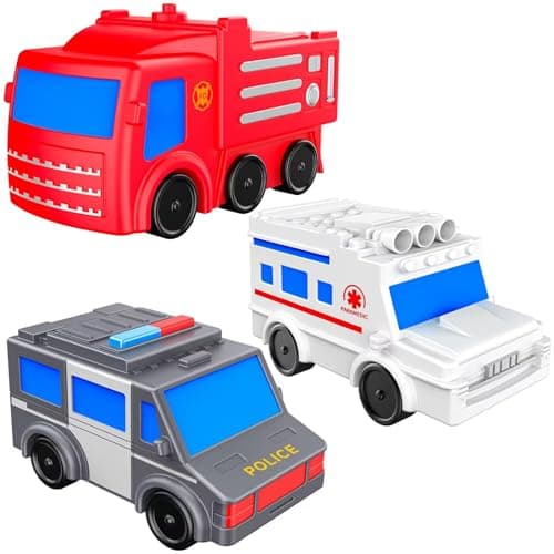 Bath Toys for Toddlers 1-3 - Toy Car Mold Free Baby Bath Toys for Infants 6-12 Months No Hole Bath Toys for Babies Toddlers Bathtub Toys Pool Toys Bath Toys for Kids Ages 1-3 Water Toys for Kids - Image 1