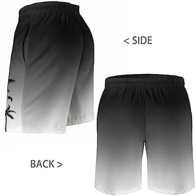 Lzzidou Men's Swim Trunks Quick Dry Hawaiian Board Shorts Lined Beach Shorts with Pockets - Image 2