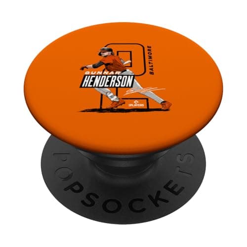 Gunnar Henderson | Baltimore MLB Players | MLBHEN3201 PopSockets Adhesive PopGrip - Image 1