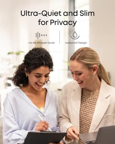 eufy Security Heated Breast Pump Hands-Free E20, Wearable with Innovative HeatFlow, 3 Heat Levels, Optimized Rhythm via App, Hospital-Grade Suction, Leakproof, Ultra-Slim and Quiet for in-Bra Use - Image 6