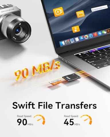 KOOTION Micro SD Card 256GB U3 TF Card with Adapter, V30, A1, Full HD, 4K UHD, UHS-I microSDXC Flash Memory Card for Smartphone - Image 2