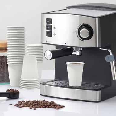 Dealusy 360 Count 12 oz Coffee Cups, Leak-Free Food Safe Paper Cups 12 oz, Disposable 12oz White Paper Cups for Cold and Hot Drinks - Image 5