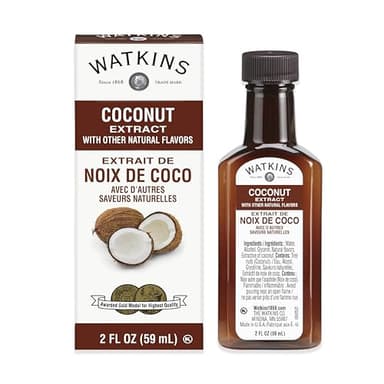 Watkins Coconut Extract with Other Natural Flavors, 2 oz. Bottles, Pack of 6 (Packaging May Vary) - Image 1