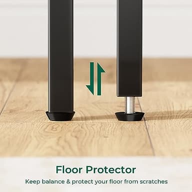 Huuger 47 Inches L Shaped Desk, Computer Desk with Reversible Storage Shelves, for Gaming Corner Home Office Writing Study, Metal Frame, Rustic Brown - Image 8