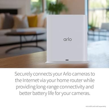 Arlo Ultra 2 Spotlight Camera 4K HDR (2 Cameras, SmartHub Included & Required) | Wireless Home Security Camera | Color Night Vision, Motion Sensor, 180º View, 2-Way Audio, Black - Image 4