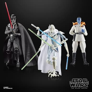 STAR WARS The Black Series Darth Vader, Grand Admiral Thrawn, General Grievous, Masters of Evil Collectible 6-Inch Action Figure 3-Pack (Amazon Exclusive) - Image 4