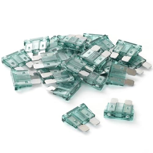 (25Pcs) 1 Amp Standard Car Fuses, 1A Automotive Fuse(ATO/ATC), Blade Fuse for Car/RV/Truck/SUV/Motorcycle/Boat - Image 1