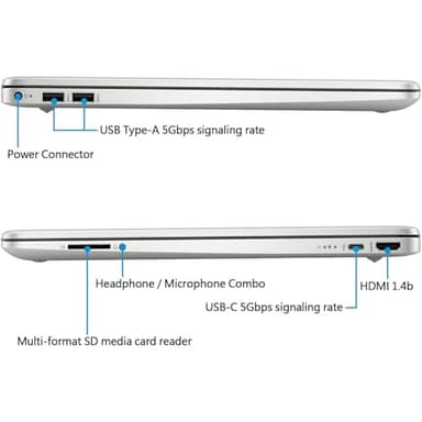 HP Latest 15" Laptop, Intel Celeron N4120 Quad-core Processor, 32GB RAM, 1TB SSD, 15.6" HD Micro Edge LED Display, Fast Charge, SD Card Reader, Windows 11 Pro, WOWPC Recovery USB (Renewed) - Image 3