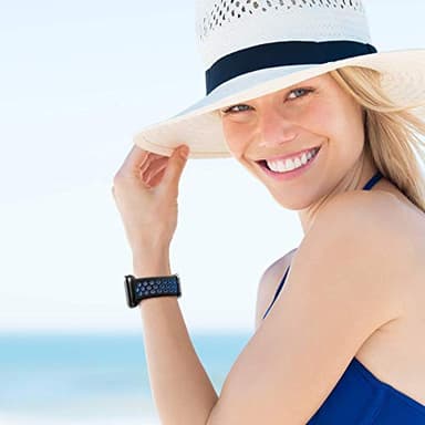 Lerobo 3 Pack Sport Bands Compatible with Apple Watch Band 44mm 49mm 46mm 45mm 42mm 41mm 40mm 38mm Men Women,Soft Silicone Breathable Band for iWatch SE Ultra iWatch Series 10 9 8 7 6 5 4 3 2 1 - Image 7