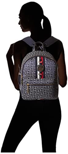 Tommy Hilfiger Womens Jaden Plus BACKPACK, Navy/White - Image 6