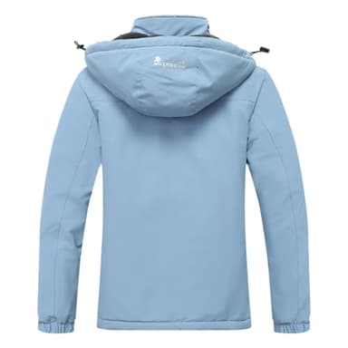 MOERDENG Women's Waterproof Ski Jacket Warm Winter Snow Coat Mountain Windbreaker Hooded Raincoat Jacket - Image 2