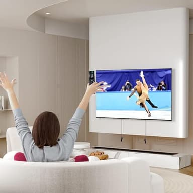 HOME VISION TV Wall Mount Fixed for Most 26-65 Inch Flat/Curved TVs with Max VESA 400X400mm up to 99Lbs Fits 16 Inch Wood Studs, Universal Low Profile Wall Mount TV Bracket, Space Saving HV8401 - Image 7