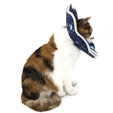 QIYADIN Soft Cat Cone, Adjustable Pet Recovery Collar After Surgery to Prevent Licking Wound, Protective Cat Neck Cone, Comfortable Pet Elizabethan Collar for Cats Kittens and Puppies (Small) - Image 5
