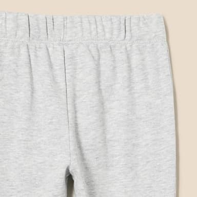 Amazon Essentials Unisex Babies' Cotton Pull-On Pants, Pack of 3, Black/Light Grey Heather/Stripe, 18 Months - Image 4