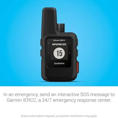 Garmin inReach Mini 2, Lightweight and Compact Satellite Communicator, Hiking Handheld, Black - Image 5