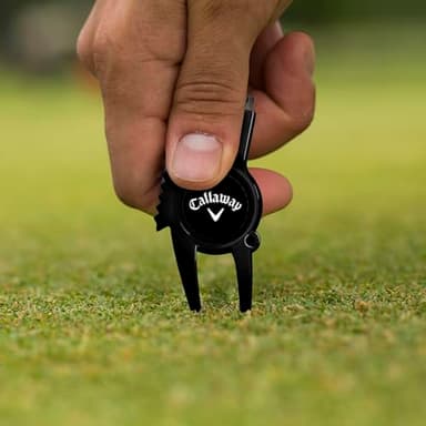 Callaway 4-in-1 Golf Divot Repair Tool, Black Chrome - Image 4