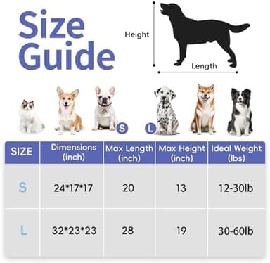 Petprsco Portable Collapsible Dog Crate, Travel Dog Crate 24x17x17 with Soft Warm Blanket and Foldable Bowl for Large Cats & Small Dogs Indoor and Outdoor - Image 4