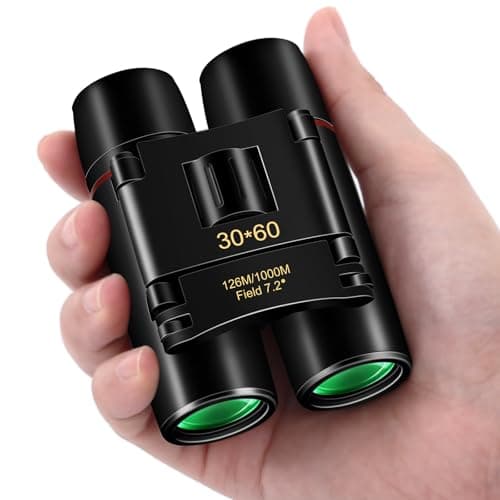 30X60 Binoculars for Adults and Kids,High Powered Small Foldable Compact Binoculars for Bird Watching,Hunting,Concert,Theater, Opera,Traveling,Tourism