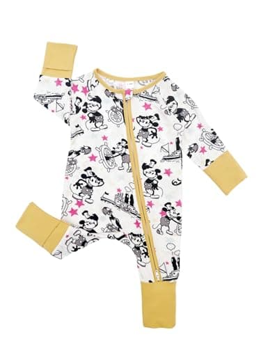 Bow Dream Baby Boy Romper Jumpsuit Bamboo Rayon Baby girl Clothes Baby Romper Clothing Newborn-24 Months Light Blue Animals 12-18 Months - Image 2