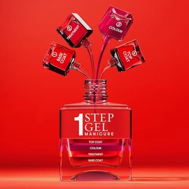 Nails Inc It's Topless Gel-Like Nail Polish, 4-in-1 Base Coat, Treatment, Color, Top Coat, Long Lasting, Strong, Chip Free Nails, Glossy Salon Quality Manicure, Air Dry Nail Polish, Dakota, 0.47 Fl Oz - Image 8