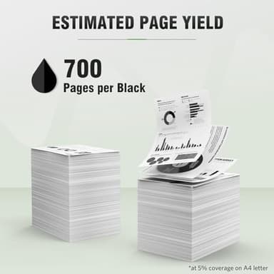 67XL Ink Cartridge Replacement for HP 67 XL Black Remanufactured for HP Ink 67 67XL for DeskJet 2755e 2700 2752 2855e 2800 2742e 4155e 4255e 4100 Envy 6055 6055e 6455e Printer (2-Pack) - Image 3