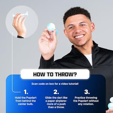 Popdarts Pro Pack (Blue and Green) - Indoor, Outdoor Suction Cup Throwing Game - Competition with a POP - Image 5