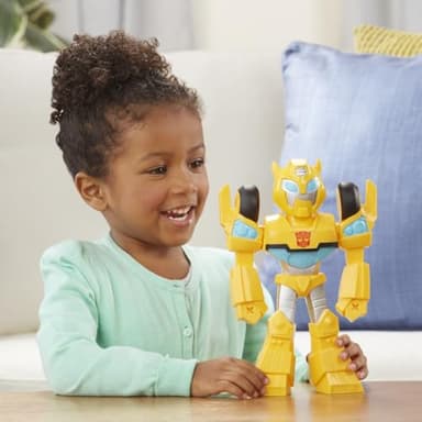 Transformers Playskool Heroes Rescue Bots Academy Mega Mighties Bumblebee Collectible 10" Robot Action Figure, Toys for Kids Ages 3 & Up (Amazon Exclusive) - Image 4