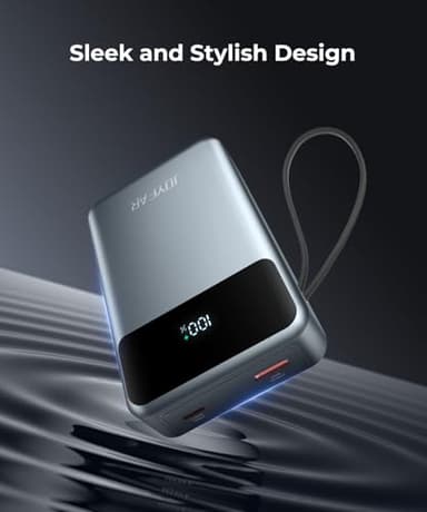 JOYFAR Portable-Charger-Power-Bank Travel Essentials Battery Pack USB C 30000mAh Built in Cable 22.5W Phone Fast Charging Powerbank Compatible with iPhone 16 15 14 13 12 11 iPad Samsung Google Xiaomi - Image 8