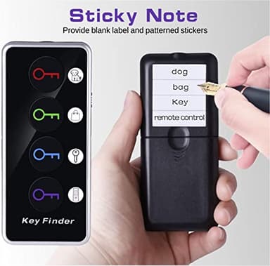 Reyke Key Finder, 80dB+ RF Item Locator Tags with 131ft. Working Range, Wireless Remote Tracker for Wallet, Phone, Glasses, Pet, 1 RF Transmitter & 4 Receivers - Image 4