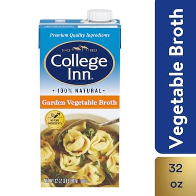 College Inn Garden Vegetable Broth, 32 Ounce - 12 per case. - Image 2