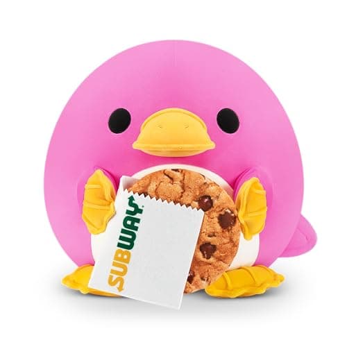 Snackles Series 2 Platypus & Subway 14 Inch Plush by ZURU, Ultra Soft Plush, Collectible Plush with Real Licensed Brands, Stuffed Animal, Giftable - Image 1
