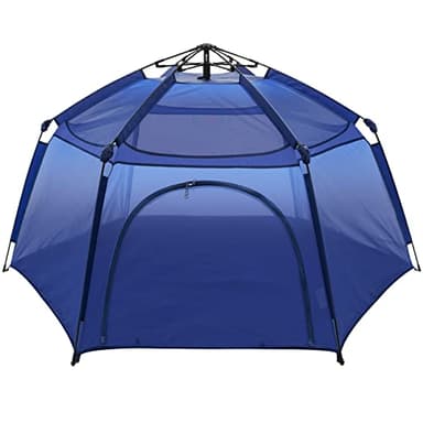 Alvantor Baby Playpen Play Yard 84"x84"x44”Large Kids Tents Pop Up Play Tent Indoor Outdoor Playhouse for Babies Toddlers Children Camping Playground Beach, 36-96 Months, Navy - Image 1