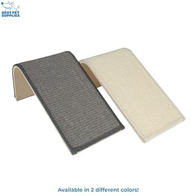 Best Pet Supplies Catify Sloped Sisal Cat Scratchers for Indoor Cats, Climbing Ramp Fun and Interactive Indoor Play, Supports Natural Pet Behaviors, Heavy Duty - Cream - Image 5