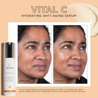 IMAGE Skincare, VITAL C Hydrating Face Serum, with Vitamin C and Hyaluronic Acid, to Brighten, Tone and Smooth Appearance of Wrinkles, 1.7 fl oz - Image 5