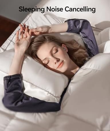 Ear Plugs for Sleeping Noise Cancelling 50dB Concert Earplugs for Noise Reduction Reusable Soft Silicone Ear Plugs for Snoring Shooting Motorcycle Airplanes Musicians with 7 Eartips Case Black - Image 3