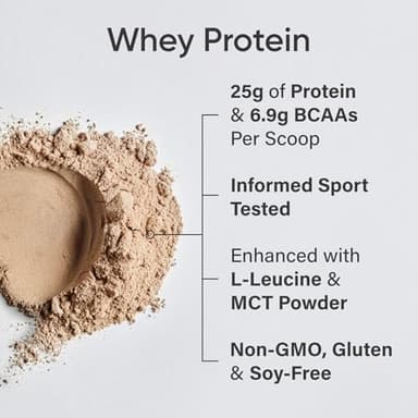 Sports Research Whey Protein - Sports Nutrition Whey Isolate Protein Powder for Lean Muscle Building & Workout Recovery - 5 lb Bag Bulk Protein Powder 25g per Serving - Dutch Chocolate, 60 Servings - Image 4