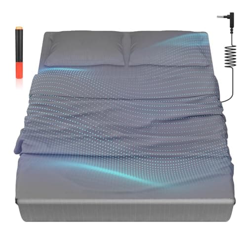 HLLBLL® Grounding Bedding Sheet Set, Bed Sheets and Pillowcase Set, 90% Organic Cotton+10% Pure Silver Organic Fitted Grounded Sheet for Improved Sleep, Pain Relief (Gray, (60.3 * 80 * 15.1inch)) - Image 1