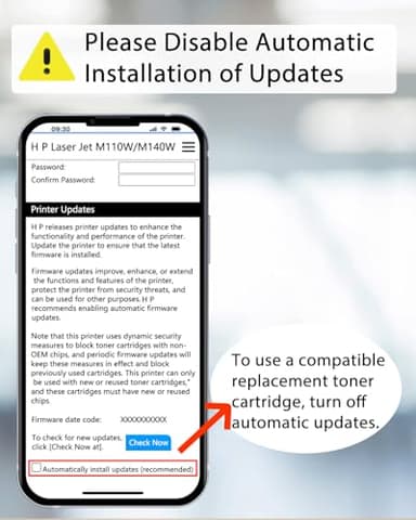 greencycle 141a Toner Cartridge Compatible Replacement for Hp 141A Black Laserjet Toner Cartridge Laser Jet MFP m140w Toner Laser Jet m110w Toner (2Pk,with chip) - Image 8