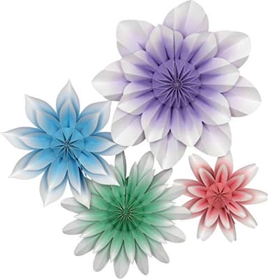 Teacher Created Resources Floral Bloom Paper Flowers Premade Decorations for Party Photo Backdrops, Classrooms Walls, Showers and Birthday Celebrations (TCR8544) - Image 1
