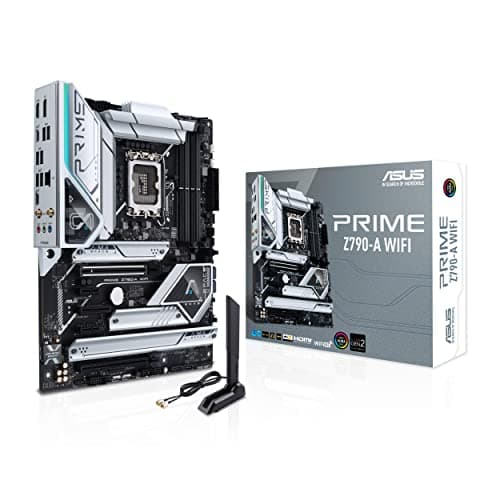 ASUS Prime Z790-A WiFi 6E LGA 1700(Intel 14th,13th&12th) ATX Motherboard (16+1 DrMOS, PCIe 5.0,DDR5,4X M.2 Slots,2.5 Gb LAN,USB 3.2 Gen 2 Front Panel Type-C, Thunderbolt 4/USB4, DP) - Image 1