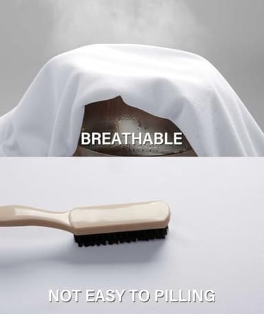 ZITY 5 Pack Mens Polo Shirt Short Sleeve Sports Golf Tennis T-Shirt Moisture-Wicking Summer Shirts White M - Image 3