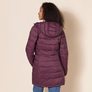 Amazon Essentials Women's Lightweight Water-Resistant Packable Hooded Puffer Coat (Available in Plus Size), Burgundy, XX-Large - Image 3