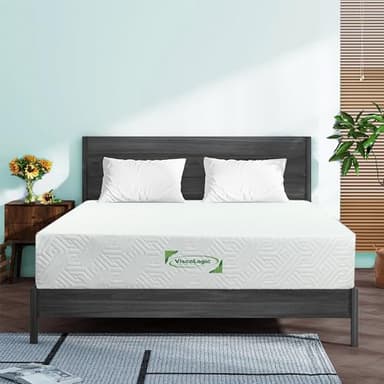 7 Inch Twin Mattress Gel Infused Cool Sleep & Pressure Relief, Medium Firm Mattress CertiPUR-US Certified, Bed in a Box High Density Supportive Reversible Removable Zippered Cover for All Bed Types - Image 2