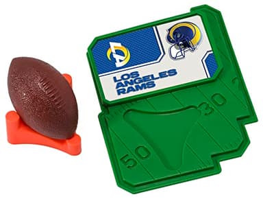 DECOSET NFL Los Angeles Rams Football & Tee Cake Decorations, 3-Pc, Cake Topper with Field & Team Sticker, Tee & Football, Licensed Product Of The NFL, Birthday Cake Decorations For After Party Fun - Image 2