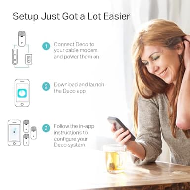 TP-Link Deco S4 Whole Home Mesh WiFi System - Up to 3,800 Sq.ft. Coverage, AC1900 WiFi Router and Extender Replacement, Parental Controls, Deco S4(2-Pack) - Image 5