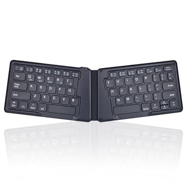 Perixx PERIBOARD-805E US, Wireless Foldable Ergonomic Bluetooth Keyboard, Ultra-Thin X Type Keys, Compatible with iOS, Android, or Windows Smartphone, Tablet, or Laptops, US English - Image 1