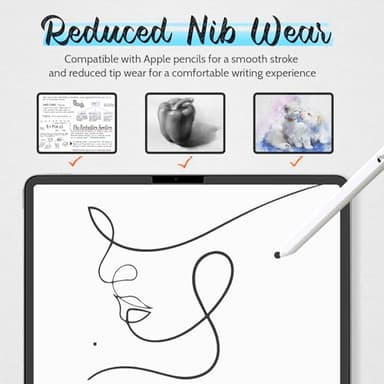 [2 Pack] Paper Screen Protector for iPad 10th generation (2022) / 11th generation (A16, 2025), Write and Draw Like on Real Paper/Matte/High Sensitive/Anti Glare - Image 6