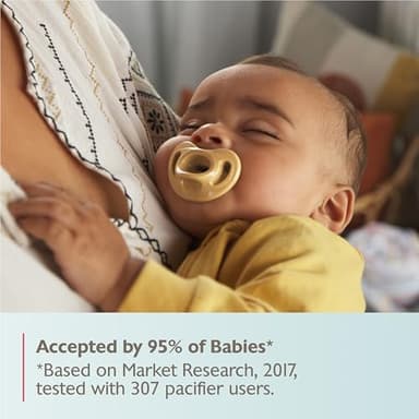 NUK Timeless Comfy Pacifier | 100% Silicone, One-Piece Design | BPA-Free, Gentle on Baby’s Skin | 5-Pack, for 0-6M - Image 6